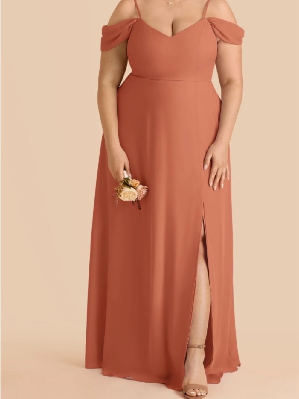 Birdy Grey - Devin Dress | Size 3X | terra-cotta